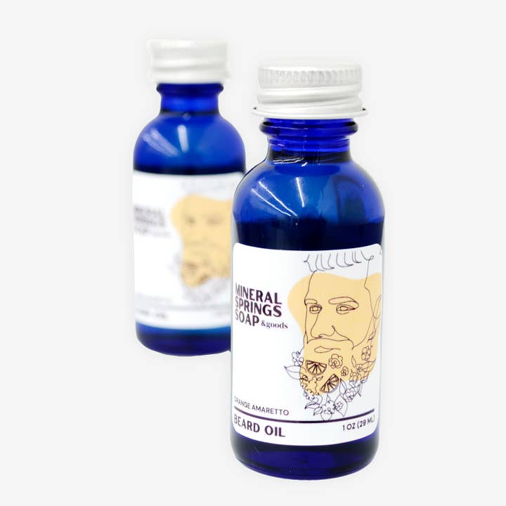 Orange Amaretto Beard Oil (Abyssinian, Jojoba, Hemp) for wholesale by Modern Soapmaking