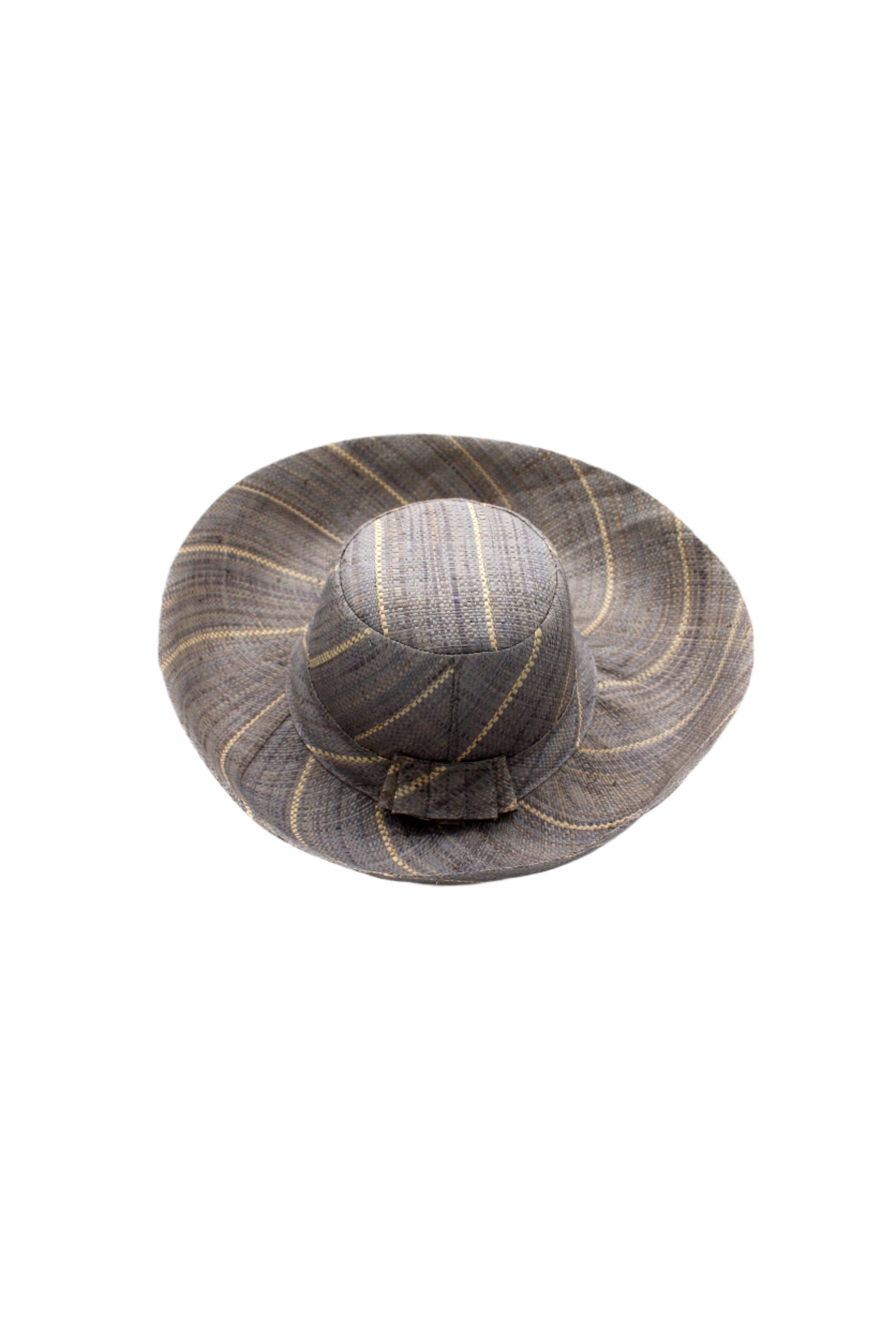 Shebobo - Wholesale Straw Hat - Women's - Monica 5" & 7" Wide Brim Pinstripe Packable Straw Sun Hats26