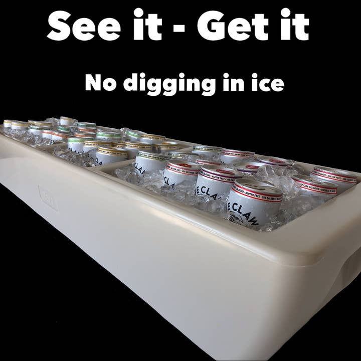 REVO Coolers - Wholesale Cooler/Cooler Bag - REVO Party Barge Cooler | Greige Mist | Made in USA
