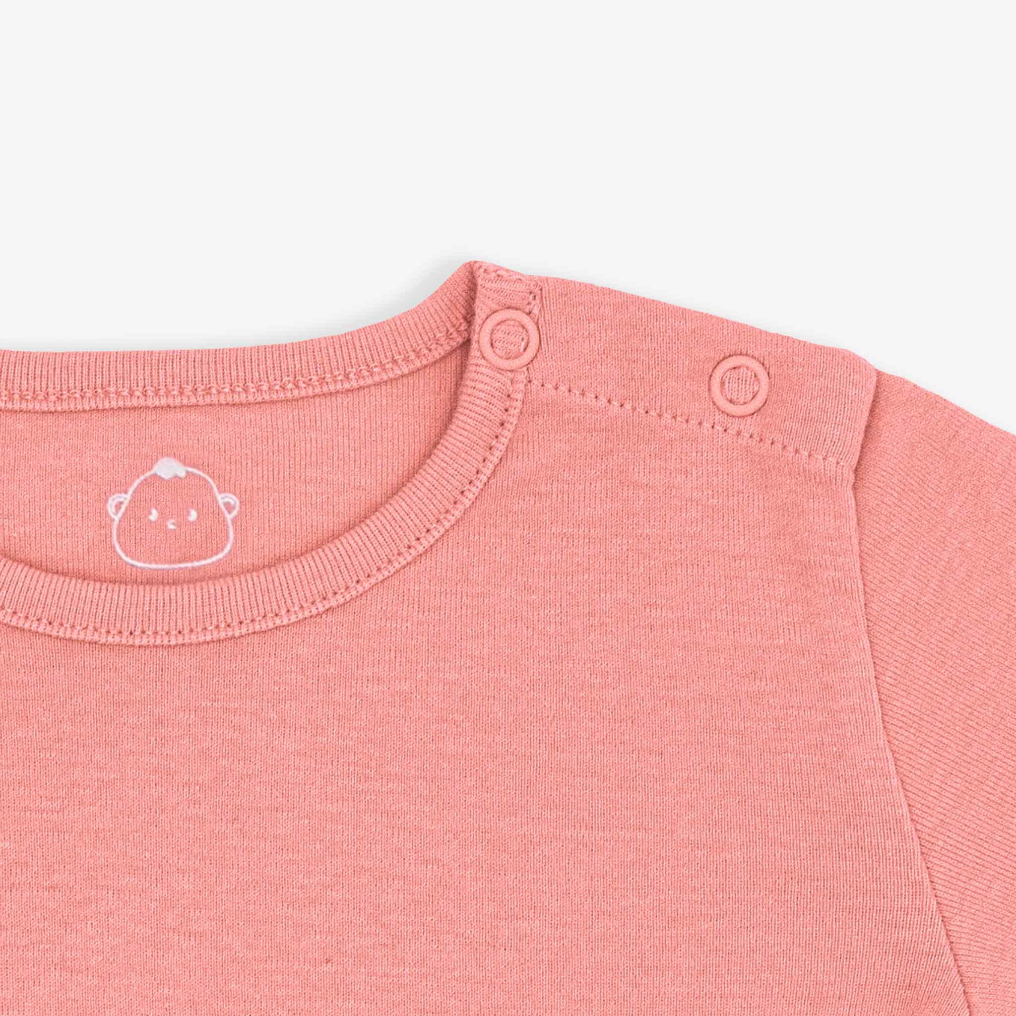 Beebody - Vente T-shirt – enfant - T-shirt Sasha en coton biologique - Argile1