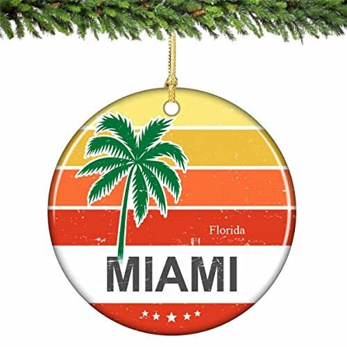 City Souvenirs – Engroshandel Pynt – Miami Sunset julepynt