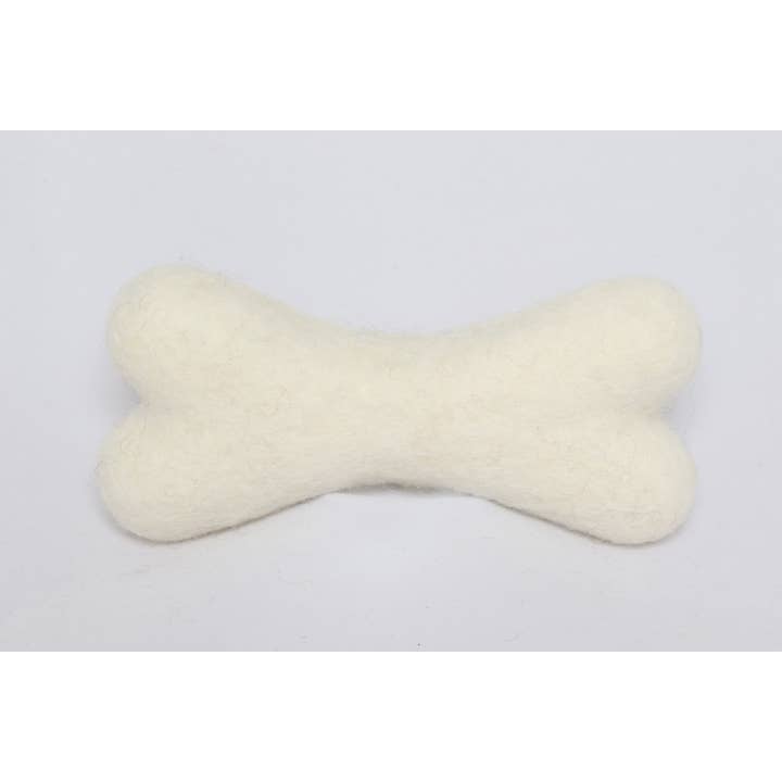 Fibres of Life - Wool & Felt - Wholesale Pet Toy - Dog - Felt Dog Bone Toy 12