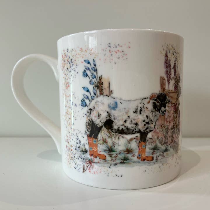 Fårbuketstøvler Fine Bone China krus for engroshandel hos Claire Louise