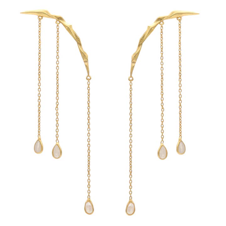 Sinag Climber Pearl Earrings for wholesale by ACUS