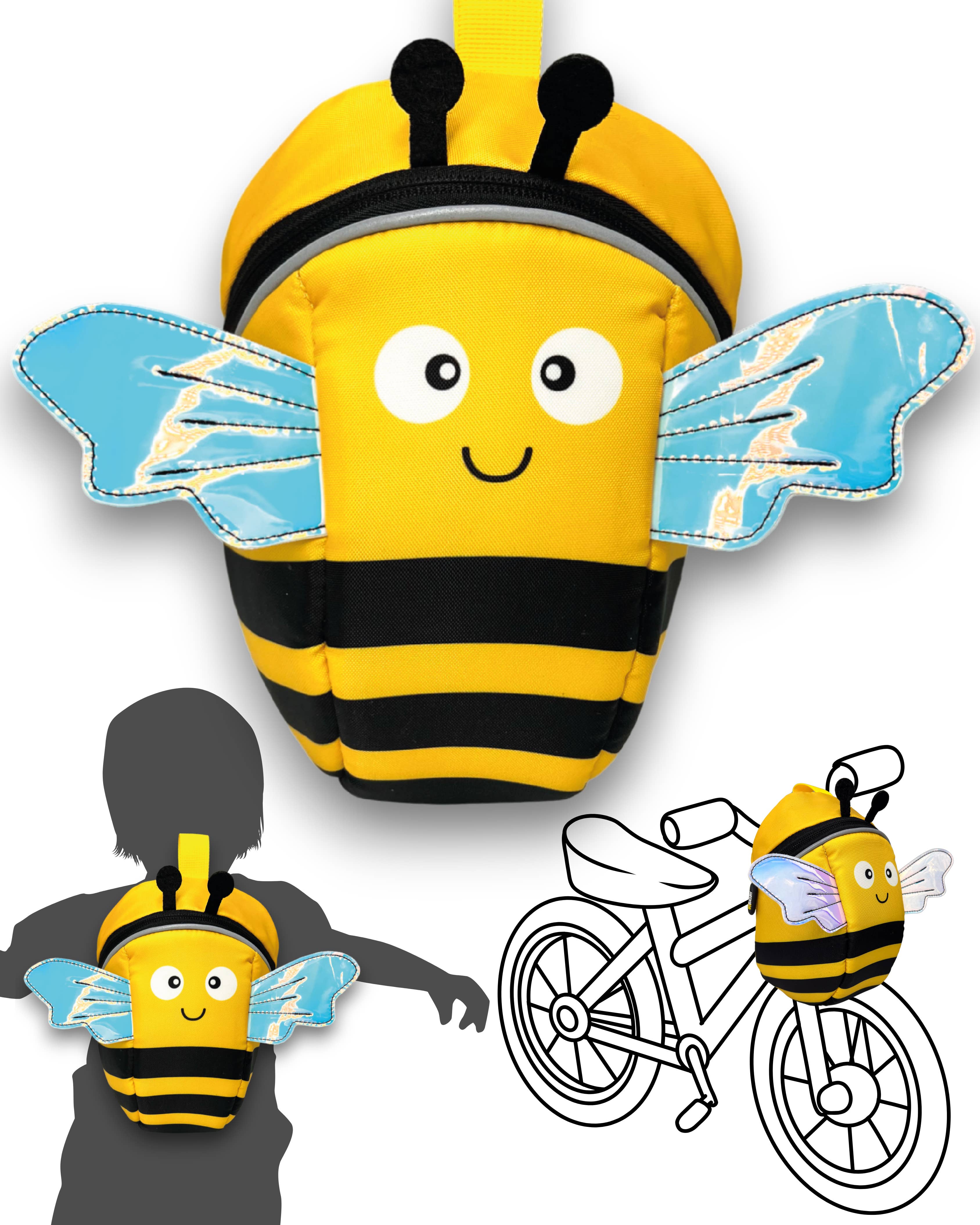 HECKBO - Wholesale Backpack - Kids - 2 in 1 Bicycle Bag & Backpack - Bee