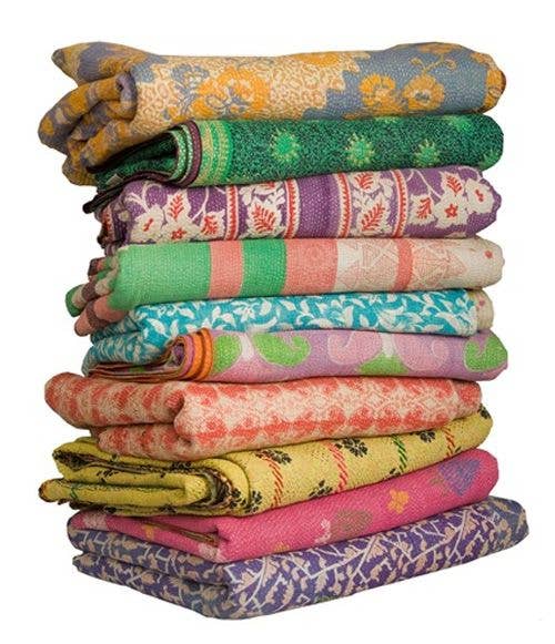 Meghcraft - Wholesale Quilt - Assorted Handmade Bohemian Kantha Hand Stitched Quilt Throw3