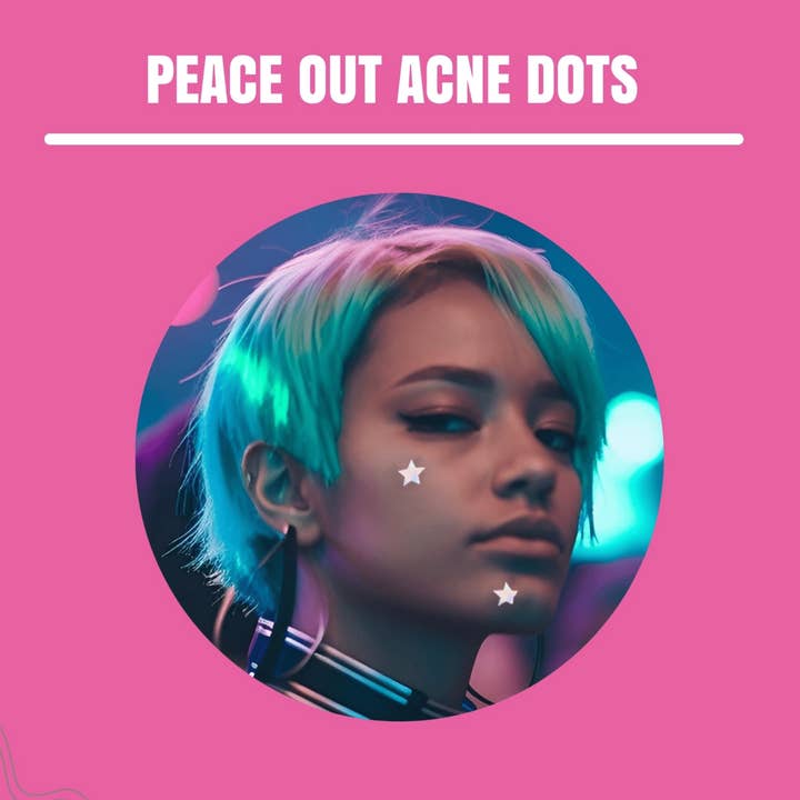 Unicorn Wishes Holographic Iridescent Star Hydrocolloid Acne Pimple Stickers SpotStix 56PK for wholesale on Faire8