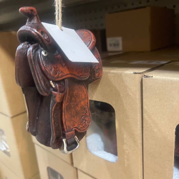 Broads Market - Wholesale Ornament - Saddle Christmas Ornament