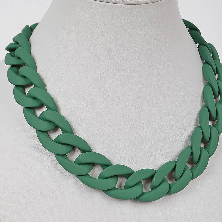 3AM BY H&D ACCESSORIES - Wholesale Link & Chain Necklace - Oversized Color Chain Necklace5