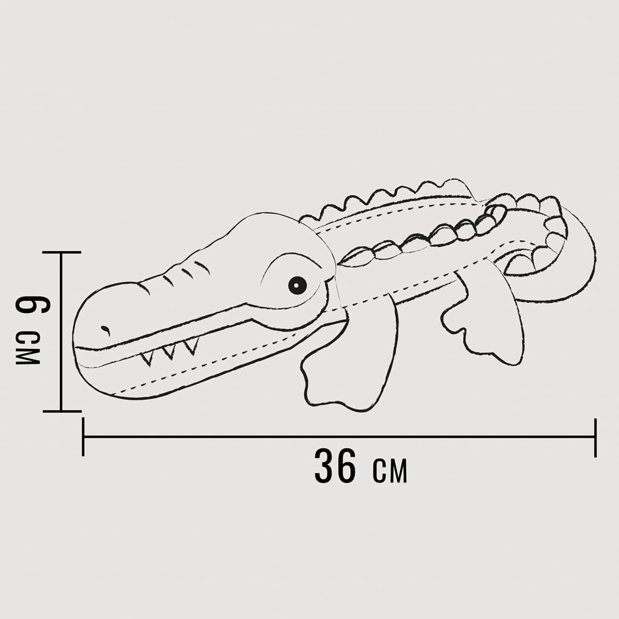 ne&no - Vendita all'ingrosso Peluche - Cani - Gioco resistente per cani ne&no® con fischietto - Coccodrillo Kris5