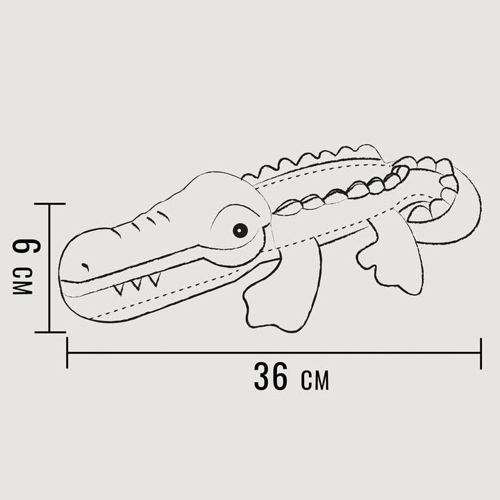 ne&no - Wholesale Pet Plush Toy - Dog - ne&no® Durable Dog Toy with Squeaker - Crocodile Kris5