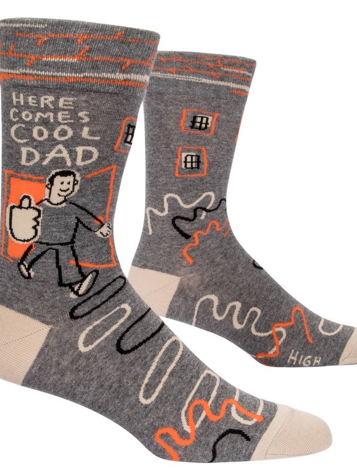Optoco - Wholesale Socks – Men's - Men's Socks - Here Comes Cool Dad