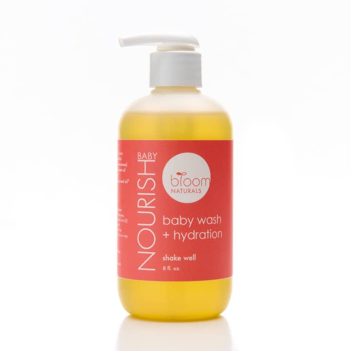 nourishbaby | baby wash & hydration 8 oz for wholesale by Bloom Naturals