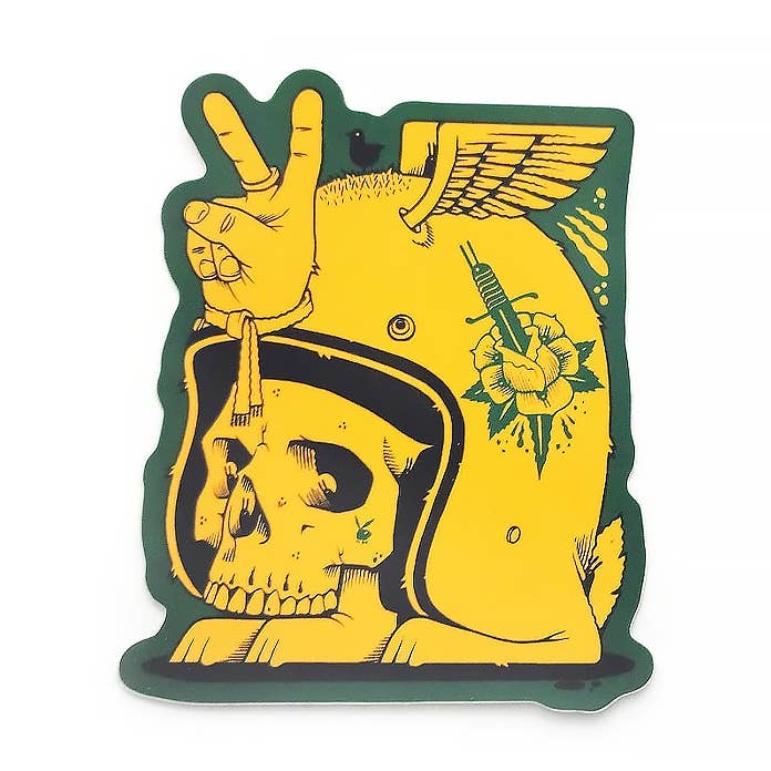 Crash Test Bunnies Sticker for wholesale by Hello From Oregon