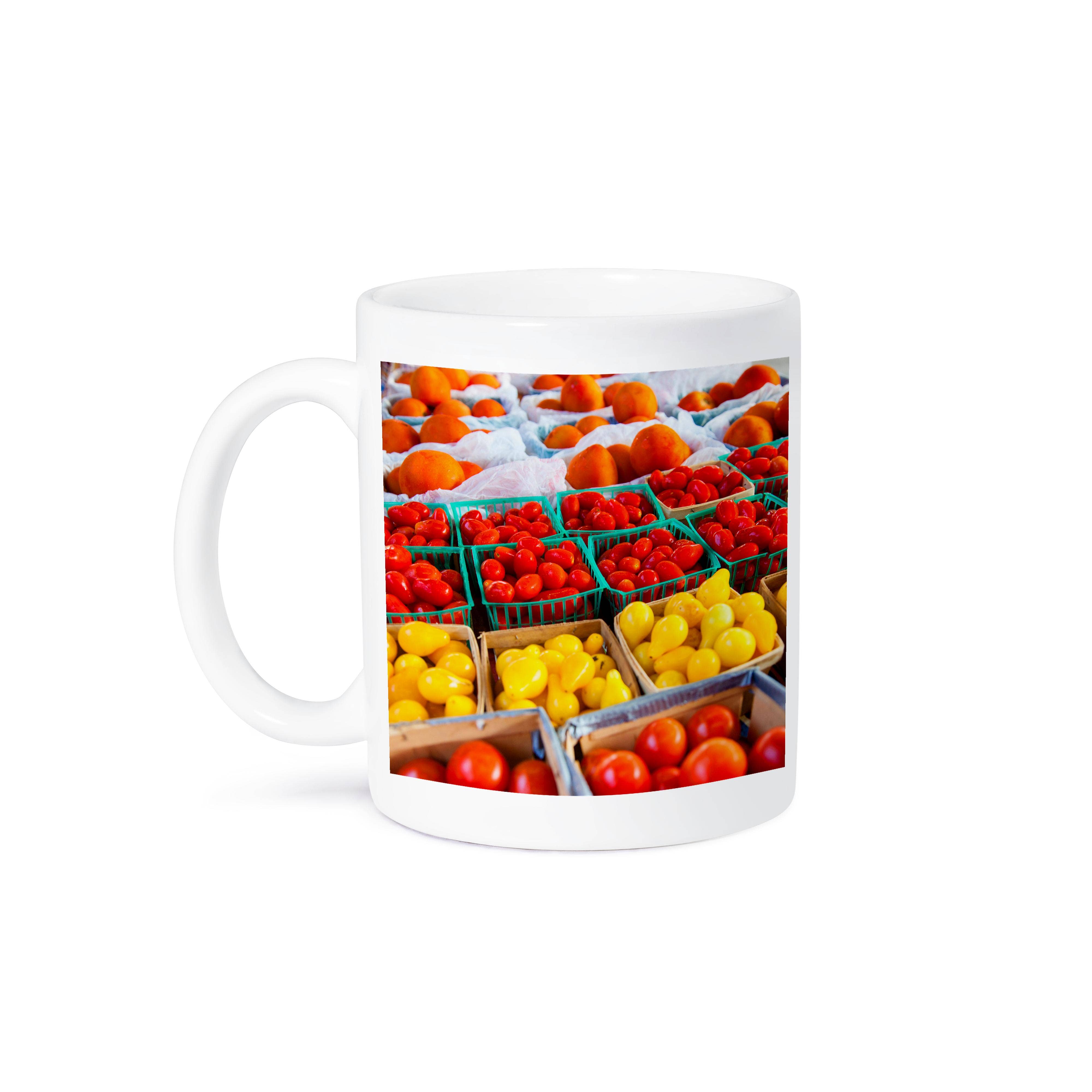 3dRose - Wholesale Coffee Mug - 3dRose, Fresh Produce on display at Farmers Market, Mug8