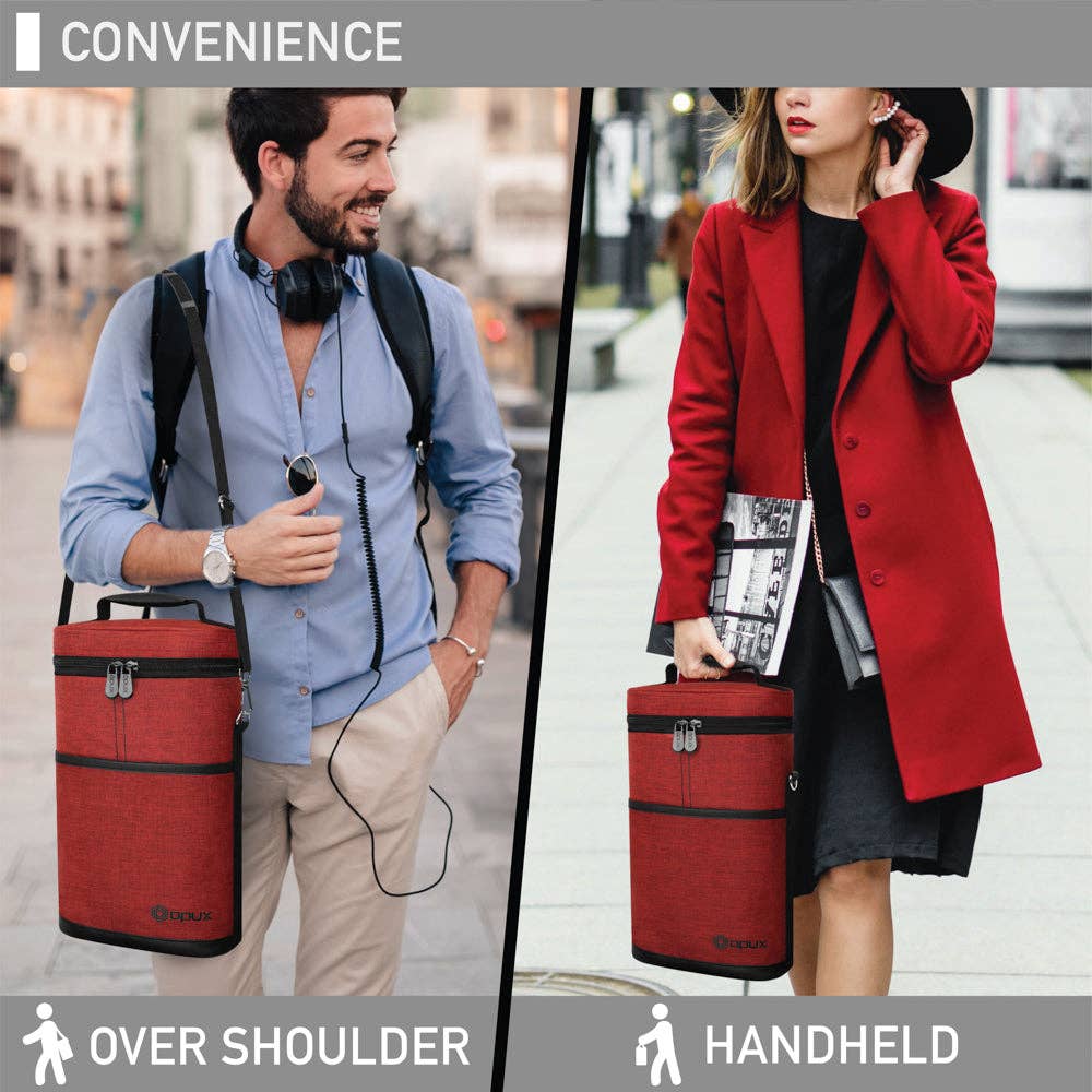 OPUX – Großhandel Weintasche – Weintragetasche für 2 Flaschen69