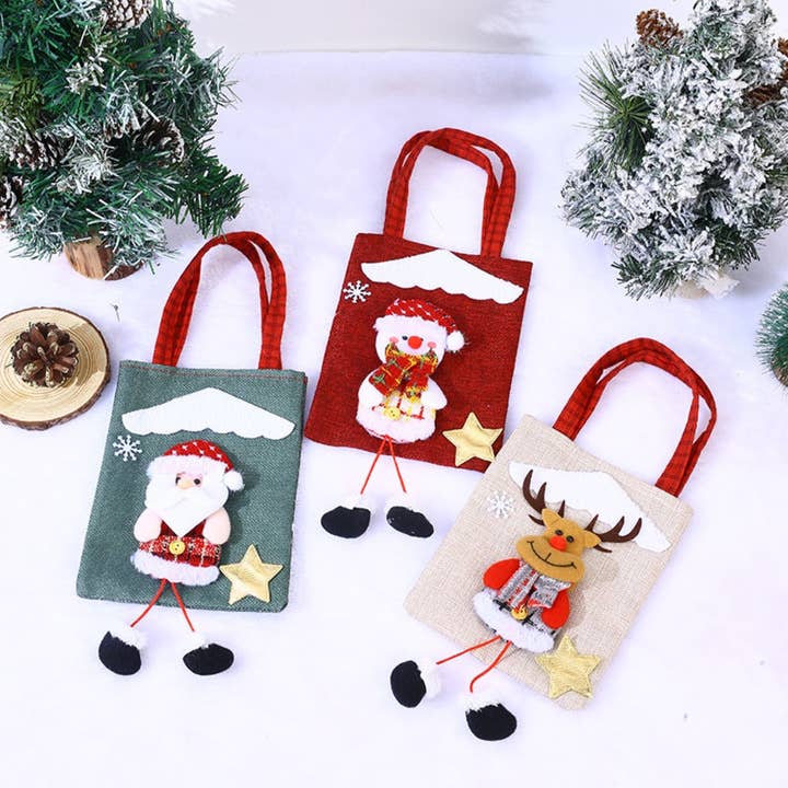 Funkyrel® Atzbranding Limited - Wholesale Christmas Decoration - Xris- Christmas Character Handbag with Festive Style