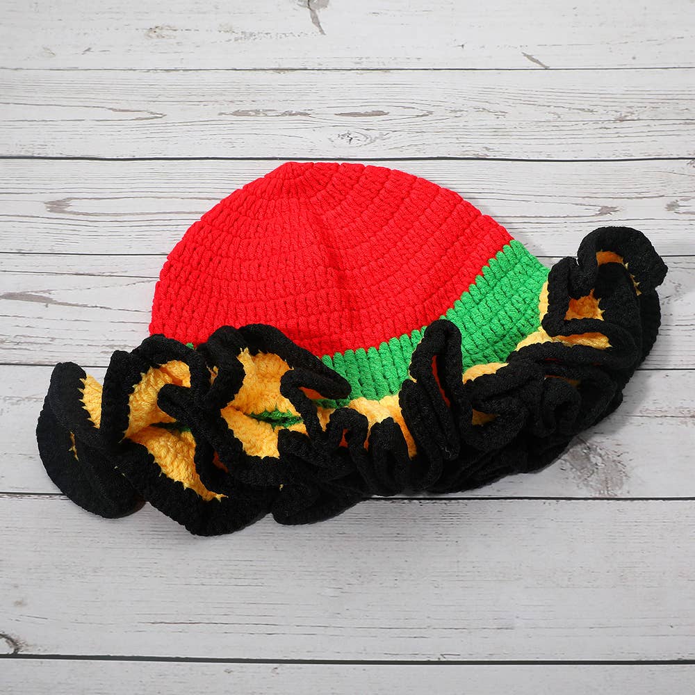 Sensibling Corp. – wholesale Beanie – Women's – Colorful Crochet Ruffle Hat5