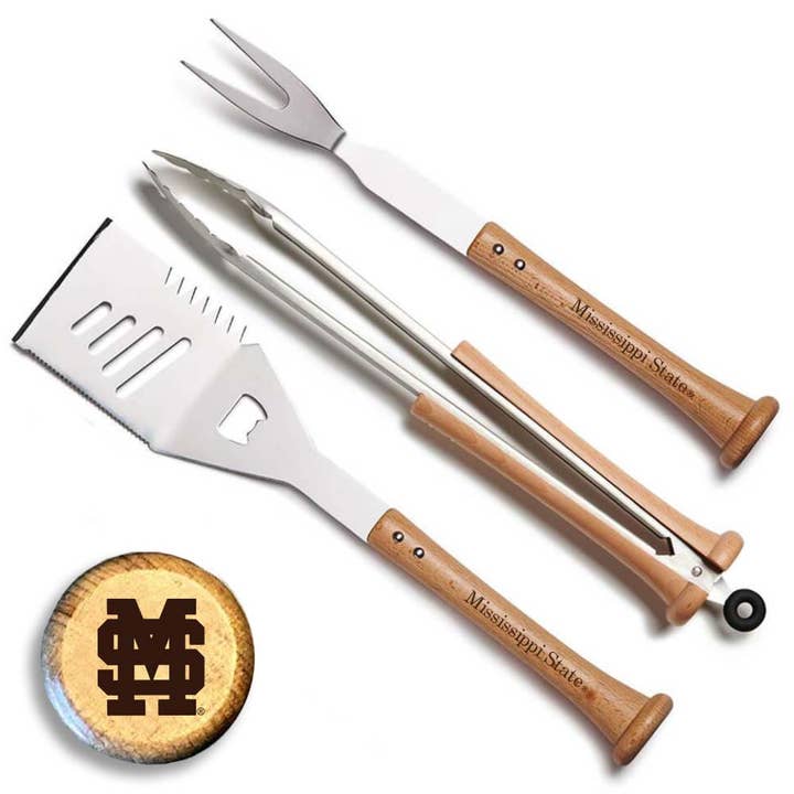 Mississippi State „Triple Play“ kombinationssæt for engroshandel hos Baseball BBQ