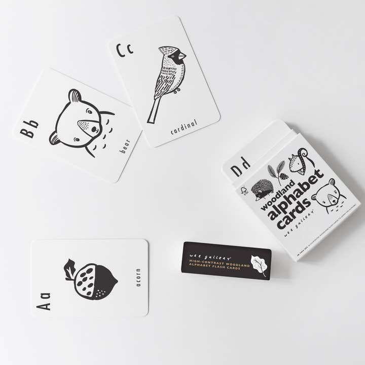 Wee Gallery - Wholesale Learning Cards - Kids & Baby - Woodland Alphabet Cards3