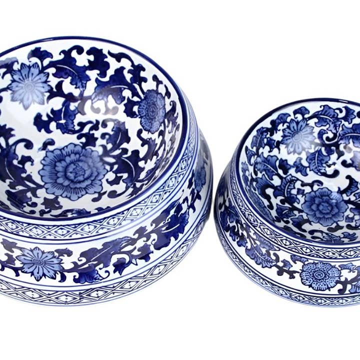 Napf für Haustiere mit Blumenmuster für den Großhandel von The Enchanted Home