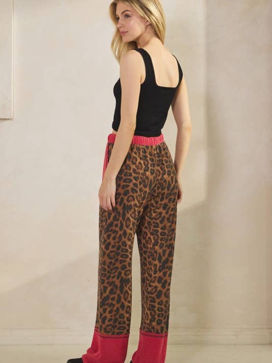 HEIMISH - Wholesale Pants - Women's - EP6878-10 ANIMAL URBAN RIBBED CASUAL PANTS10