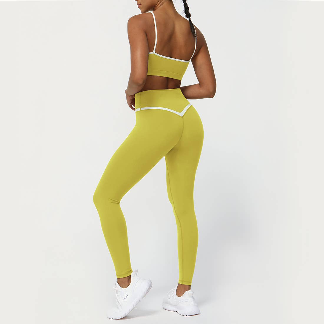 Sodalemon – wholesale Activewear set – Women′s – Colorblocked Women Yoga Active Set9