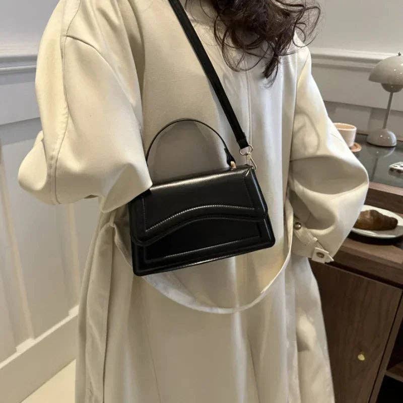 CandBBaby - Vendita all'ingrosso Tracolla - Donna - Borsa a mano in pelle PU di alta qualità Borsa da donna in tinta unita Borse a tracolla Lady Messenger Piccola per donne e ragazze5