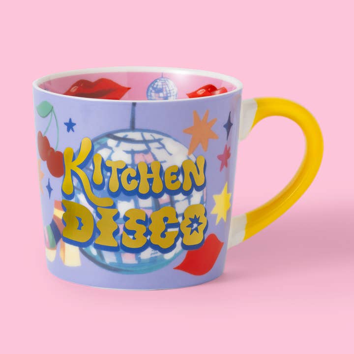 Kitchen Disco Mug for wholesale by Eleanor Bowmer