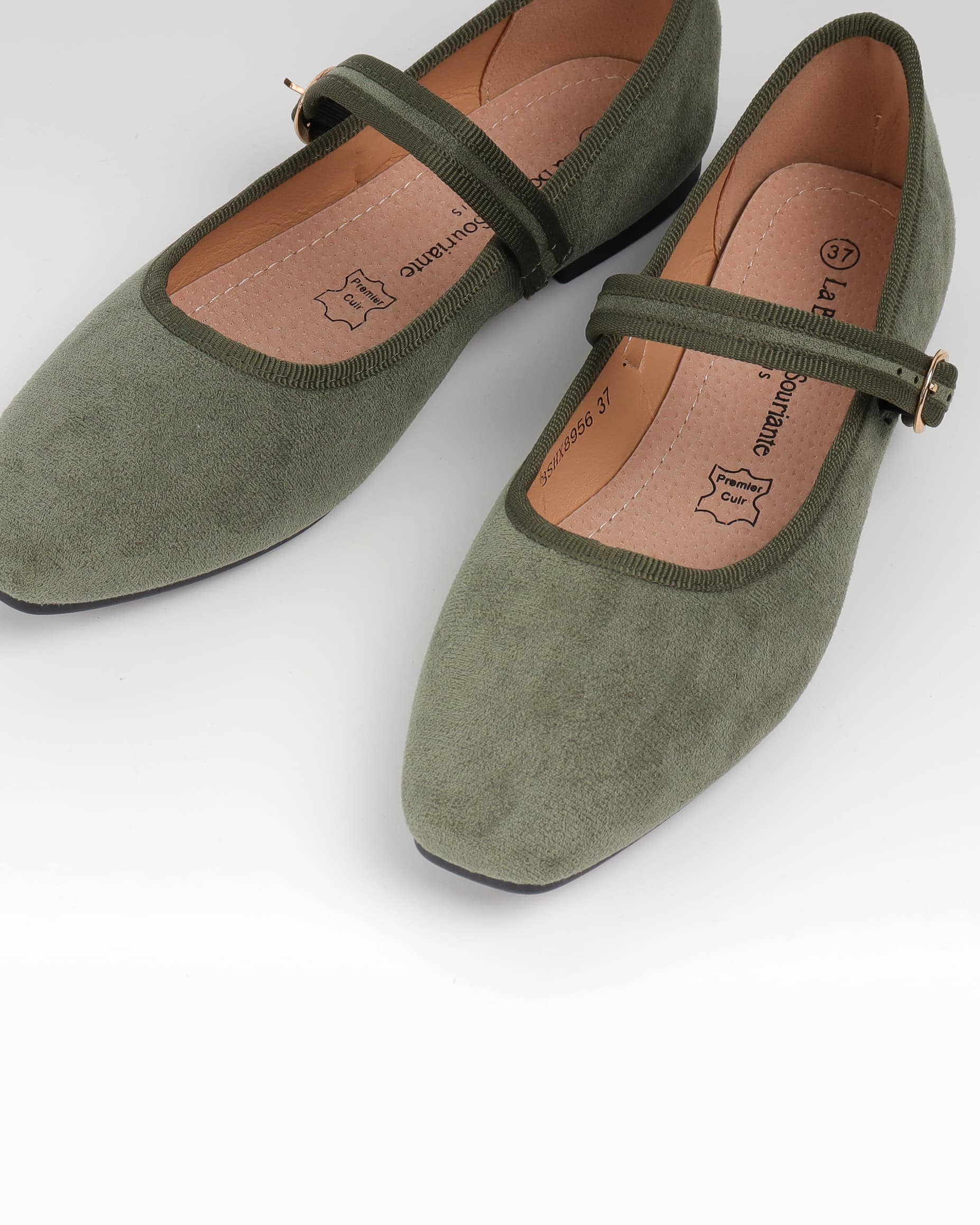 La Bottine Souriante - Wholesale Flats - Women's - Mary Jane Ballet Flats in Suede – Fine Buckle29