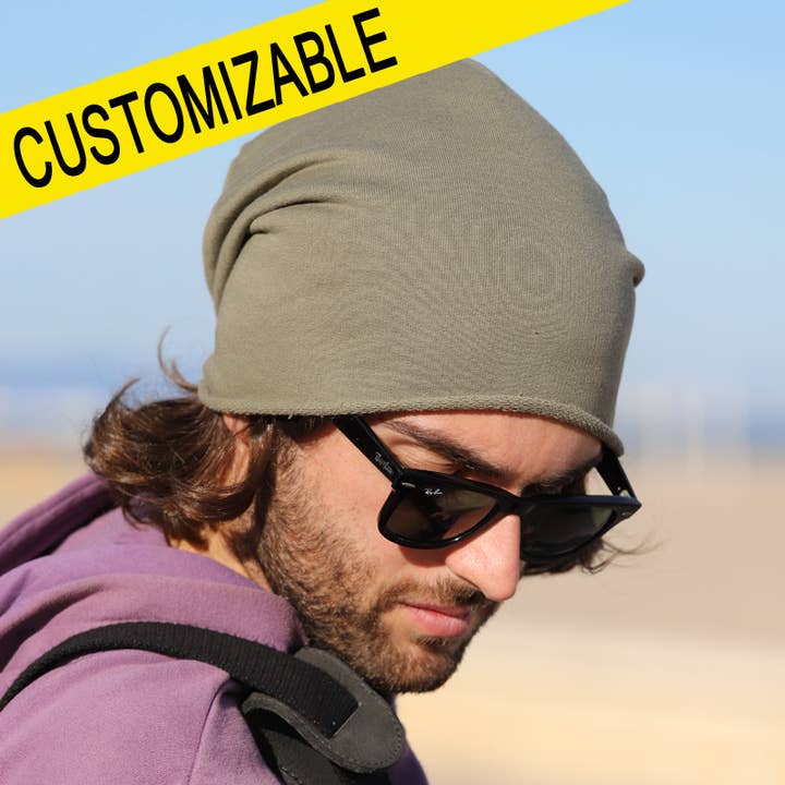 403H The Combiner, Berretto verde militare in tessuto felpa per la vendita all'ingrosso da parte di Purple Sardine