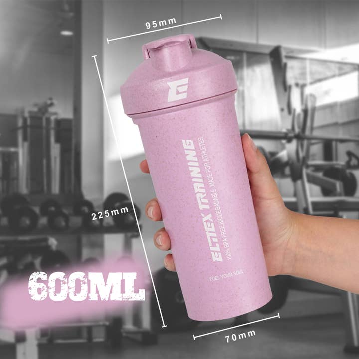 Rose Sustainable 600ml Pink Eco-Shaker for wholesale on Faire5