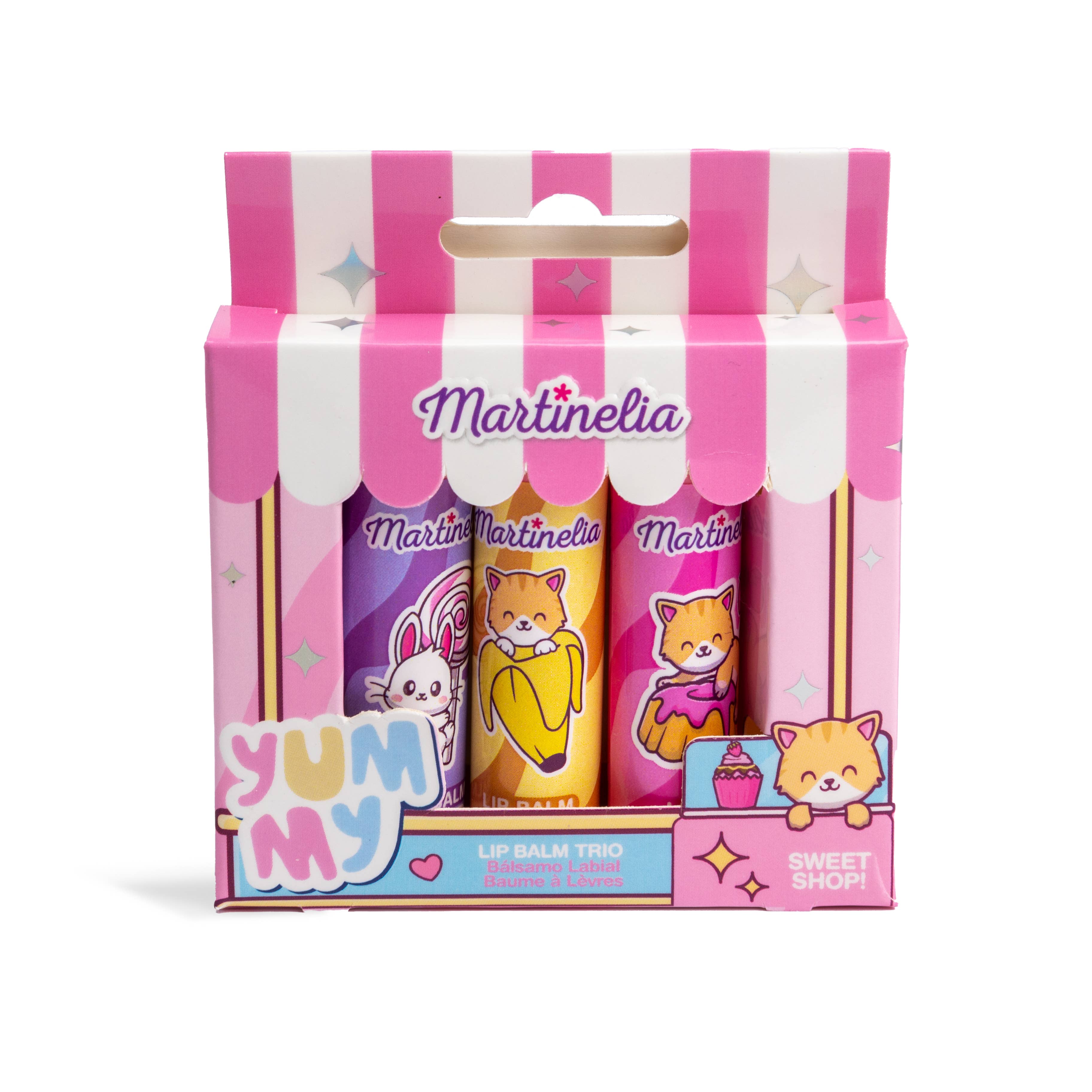 Aquarius Cosmetic SLU - Wholesale Kids Makeup - Kids - MARTINELIA YUMMY LIP BALM TRIO3