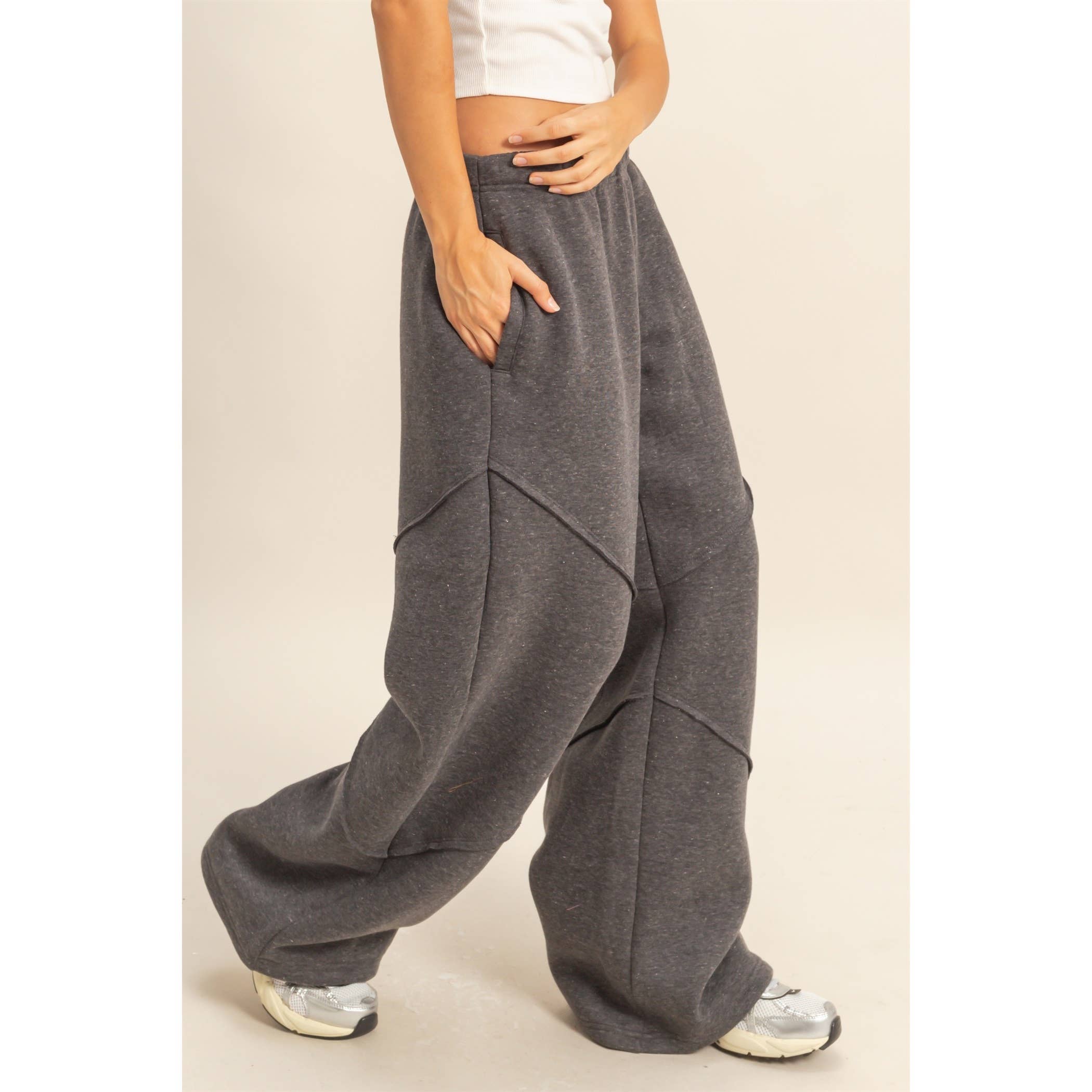 HYFVE - Wholesale Lounge Sweatpants/Joggers - Women's - Relaxed-Fit Jogger Pants With Pocket Detail3