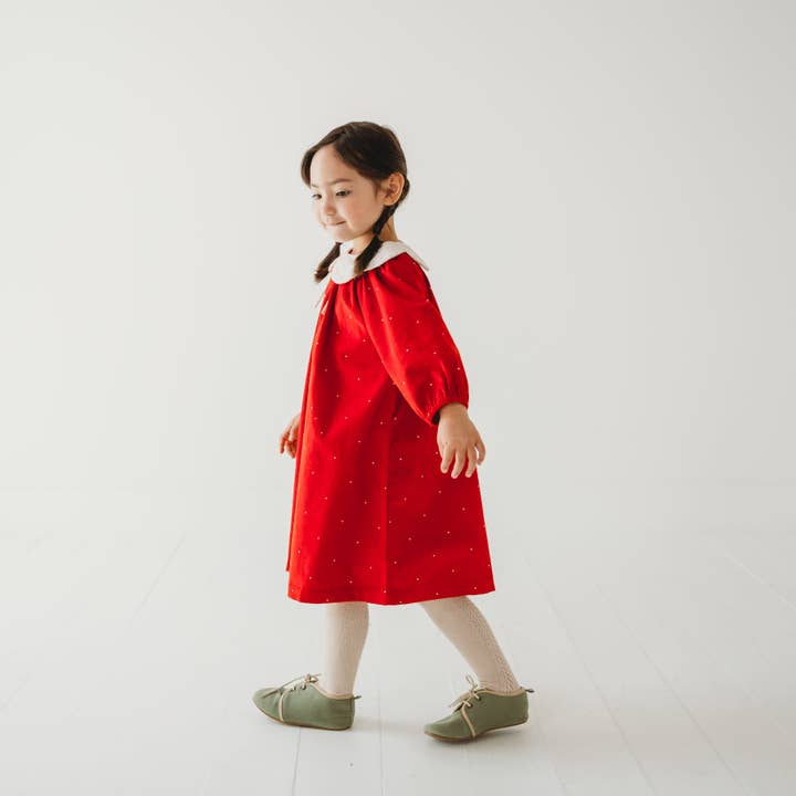 LARILI - Wholesale Dress - Kids - Christmas Carol Red Holiday Dress3