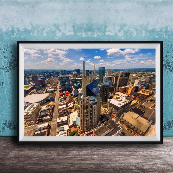 Nashville Skyline Print | Metal Acrylic for wholesale by Clifton Haley Photography