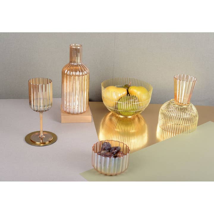 AULICA - Wholesale Carafe - Golden carafe 10.5x25.5cm1