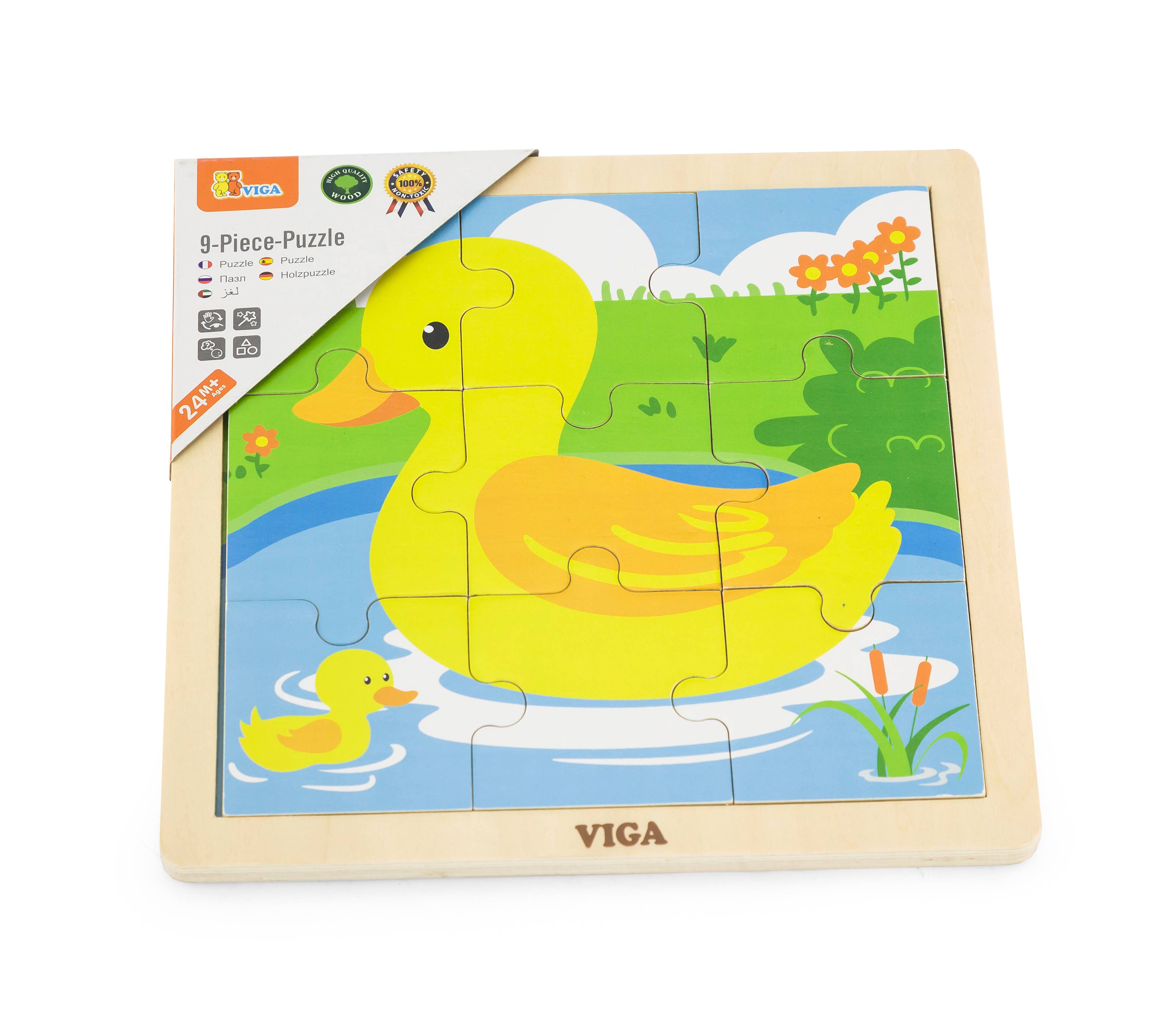 Trade Toys Limited – Puzzle - Crianças por atacado – Puzzles Viga 9 Pc - Diversos2