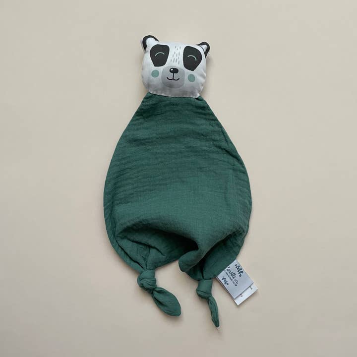 Panda Babydecke grün Eukalyptus für den Großhandel von Carotte & Cie