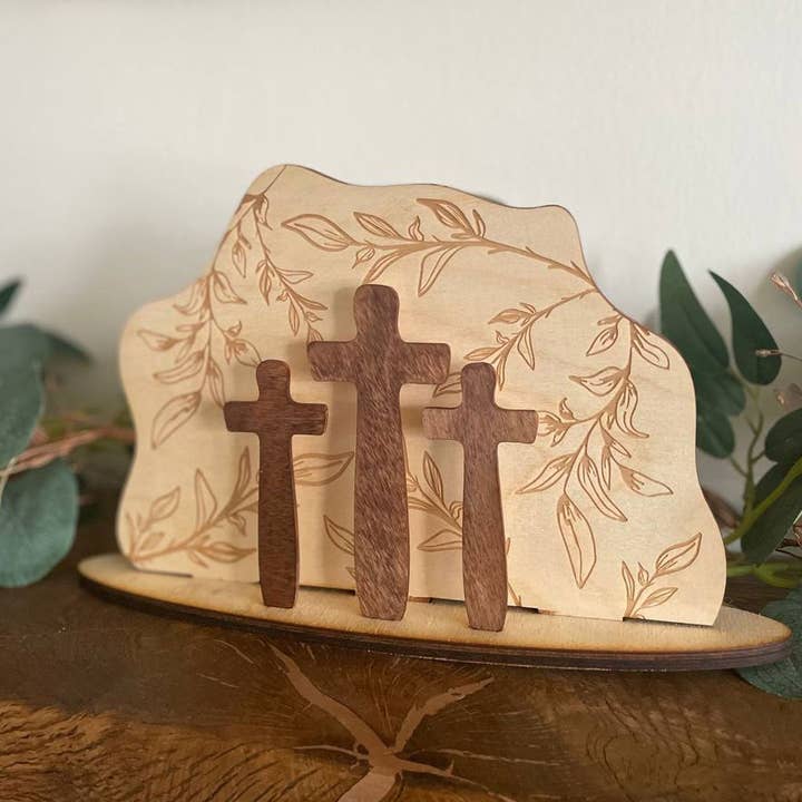 Two sided Easter Scene for wholesale by Birch and tides