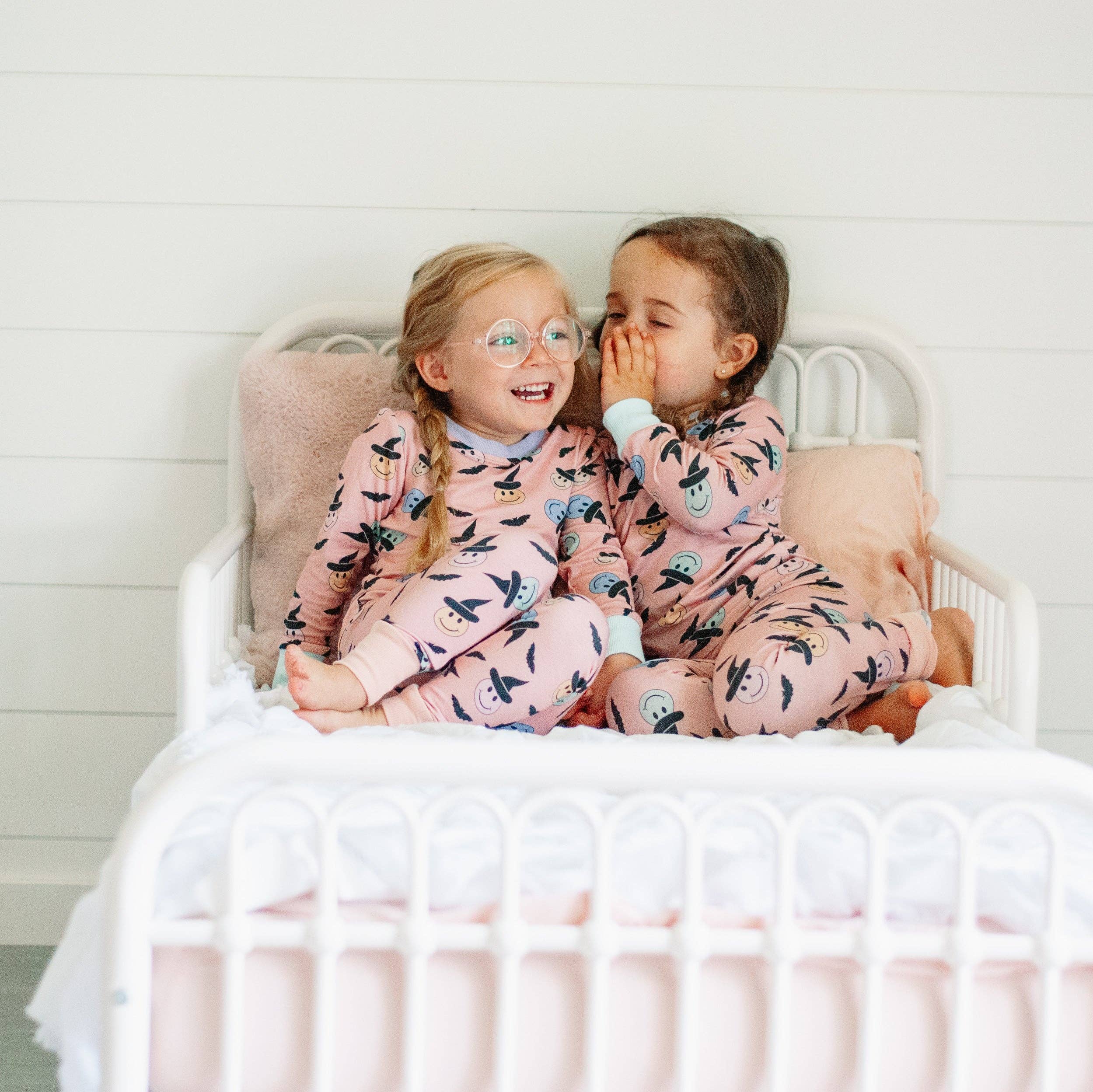 Fancy Shmancy Baby – wholesale Sleepwear set – Kids – Pink halloween PJs2