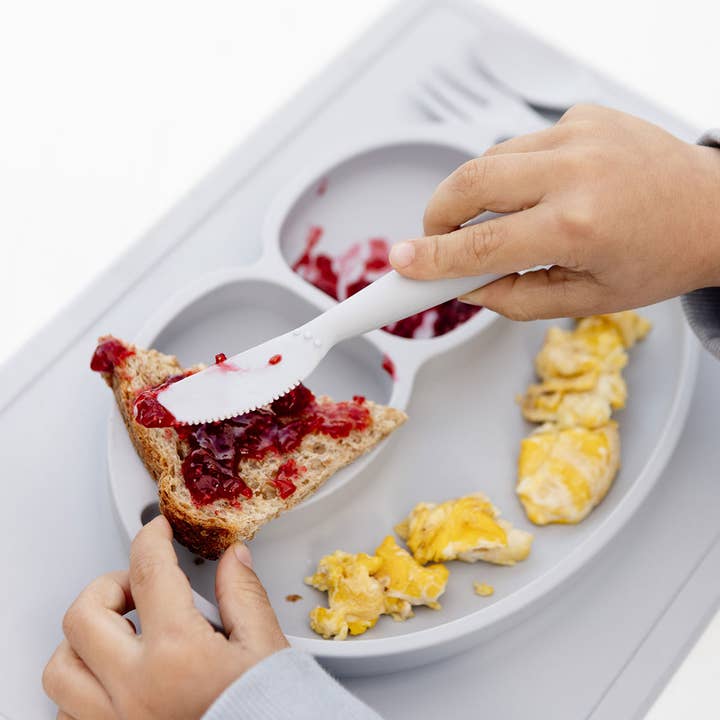 ezpz - Vente Set de couverts – enfant et bébé - Happy Ustensiles (tout-petit/enfant d'âge préscolaire de 2 ans et plus)