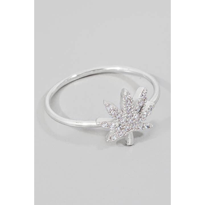 The Looks by Fame Accessories – Engroshandel Båndring – Gulddyppet Pave Marihuana bladring3