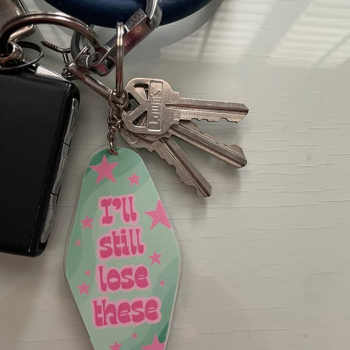 I'll Still Lose These Keychain for wholesale by Mallory Taylor Designs