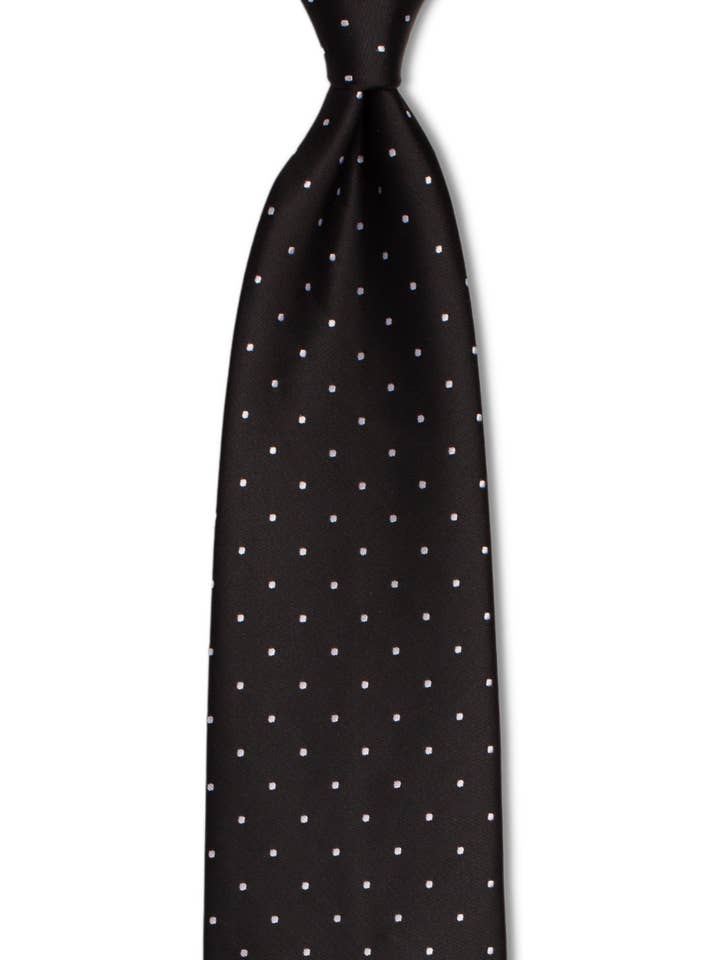 Black Pearl Dotted Tie for wholesale by GoTie