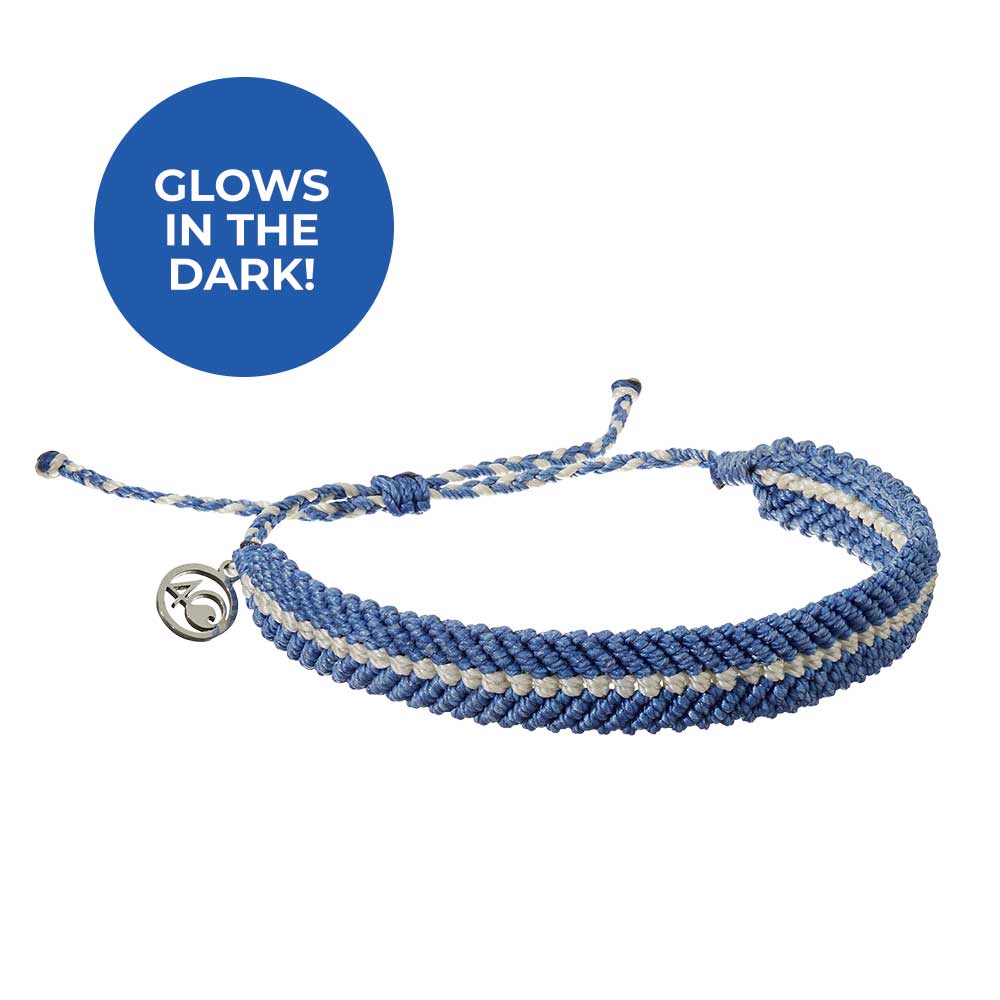 4ocean - Wholesale Geweven/gevlochten armbanden - 4ocean Diepzee Gevlochten Armband - Gloei & Abyssal Blauw [6-pack]0