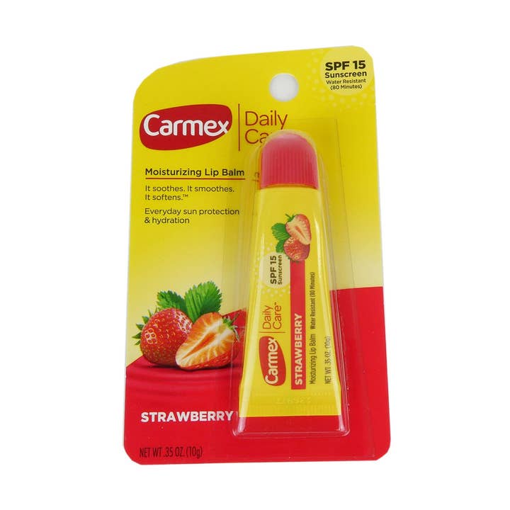 Carmex Daily Care fugtgivende læbepomade med jordbær og SPF 15, 10 g for engroshandel hos KT Supply