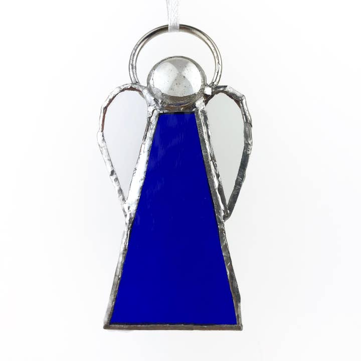 GlassHouse Design - Wholesale Suncatcher - September Birthstone Angel - Stained Glass Birthday Gift