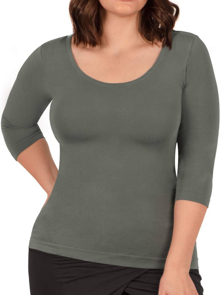 B Free AUSTRALIA - Wholesale T-Shirt - Women's - Bamboo 3/4 Sleeve Top10