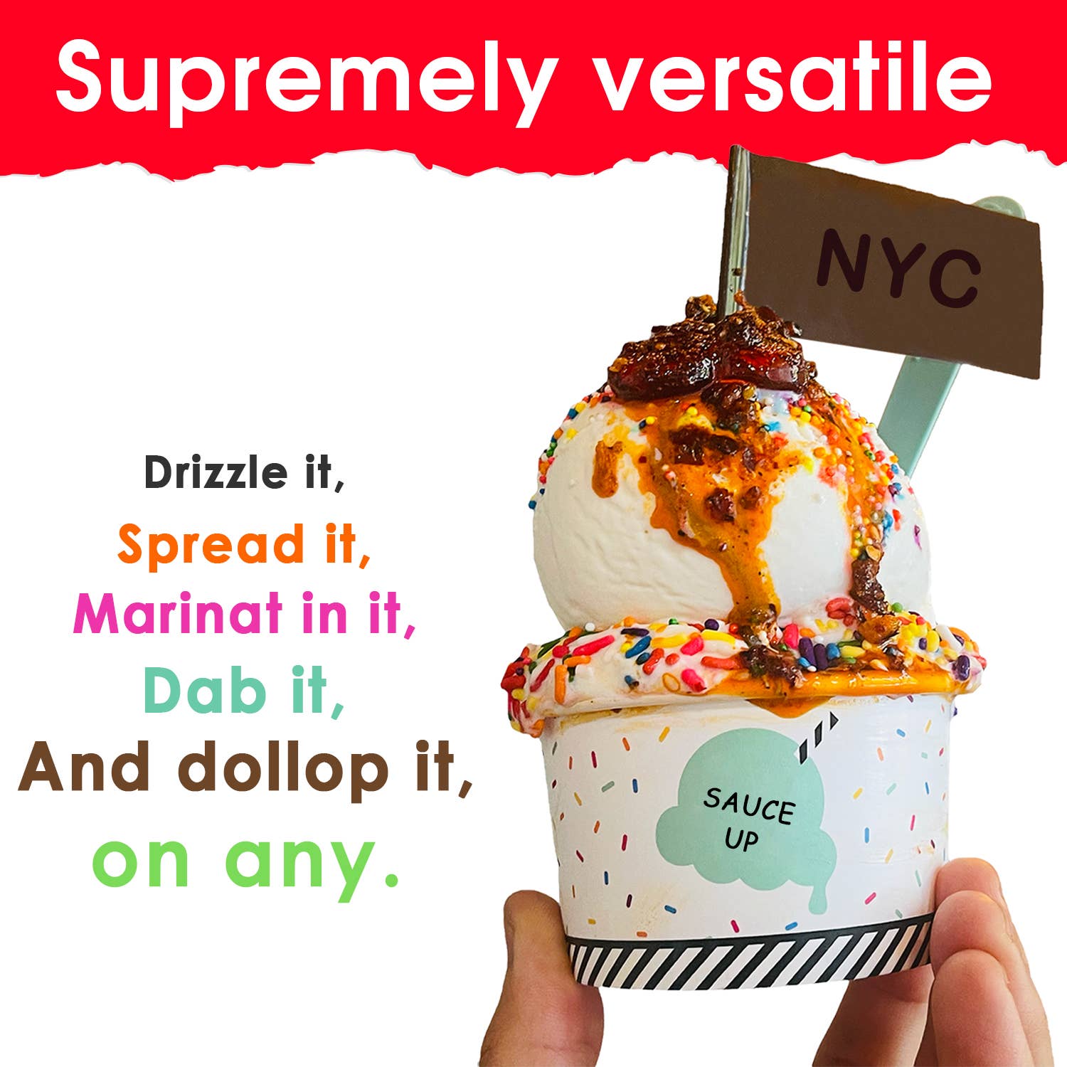 SAUCE UP NEW YORK – Engroshandel Sauce – 100 % Naturlig Chili Crisp Sauce – Original4